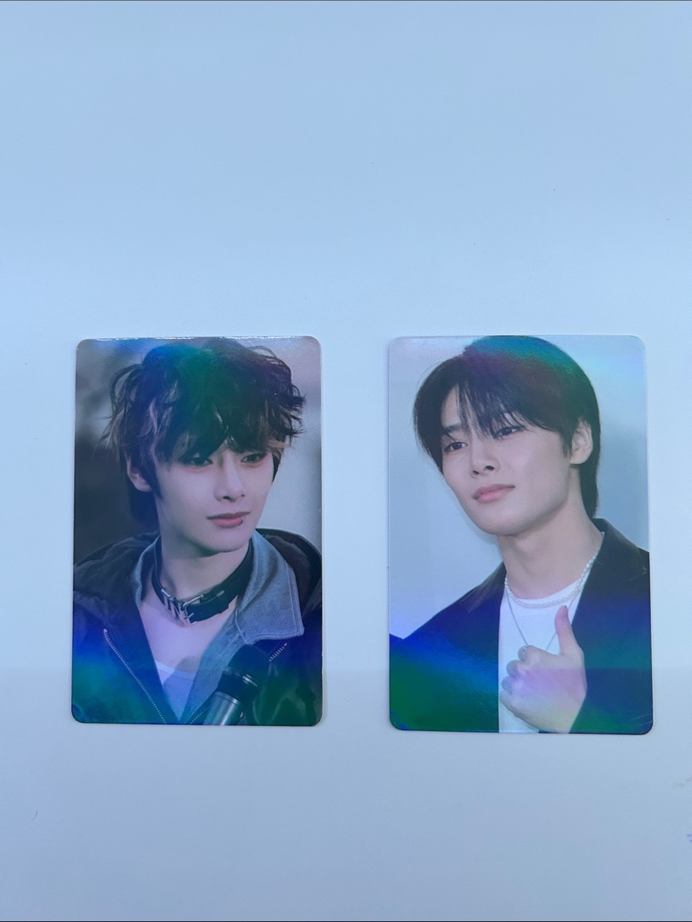 Yang Jeongin (I.N) of Stray Kids - Two Holographic (Shiny) Photocards
